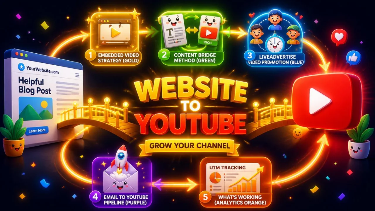 How to Promote Your YouTube Channel Through Your Website (The Underused Strategy)